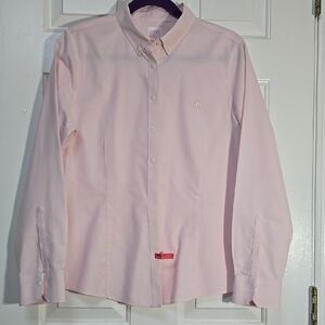 Brooks Bros. Womens Pink Button-Down Shirt